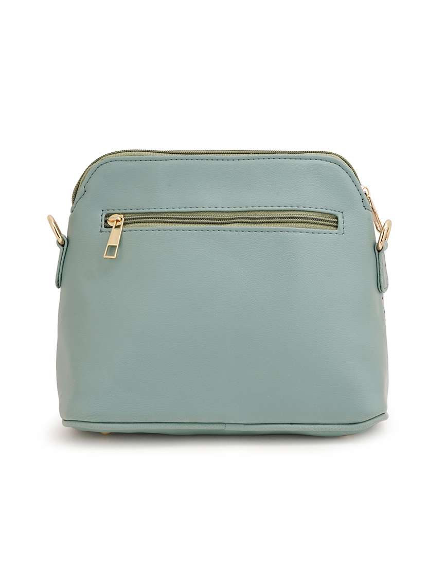 multi coloured leatherette (pu) regular sling bag - 19108504 -  Standard Image - 1