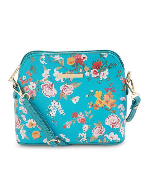 multi coloured leatherette (pu) regular sling bag - 19108507 - Standard Image - 0