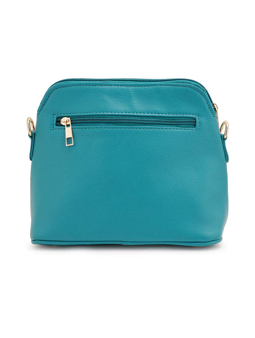 multi coloured leatherette (pu) regular sling bag - 19108507 - Standard Image - 1
