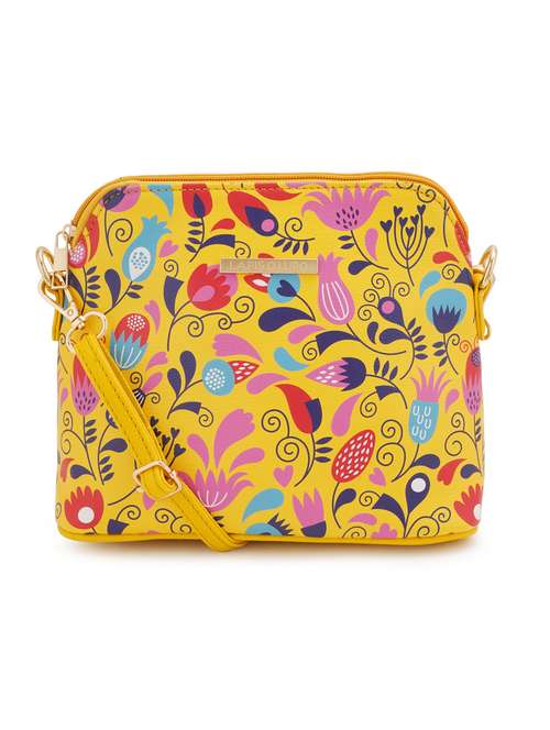 multi coloured leatherette (pu) regular sling bag - 19108511 -  Standard Image - 0
