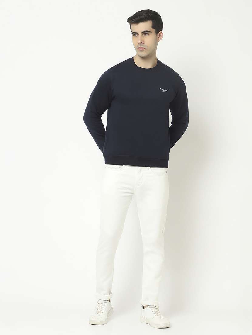 mens plain sweatshirt - 19108624 -  Standard Image - 4