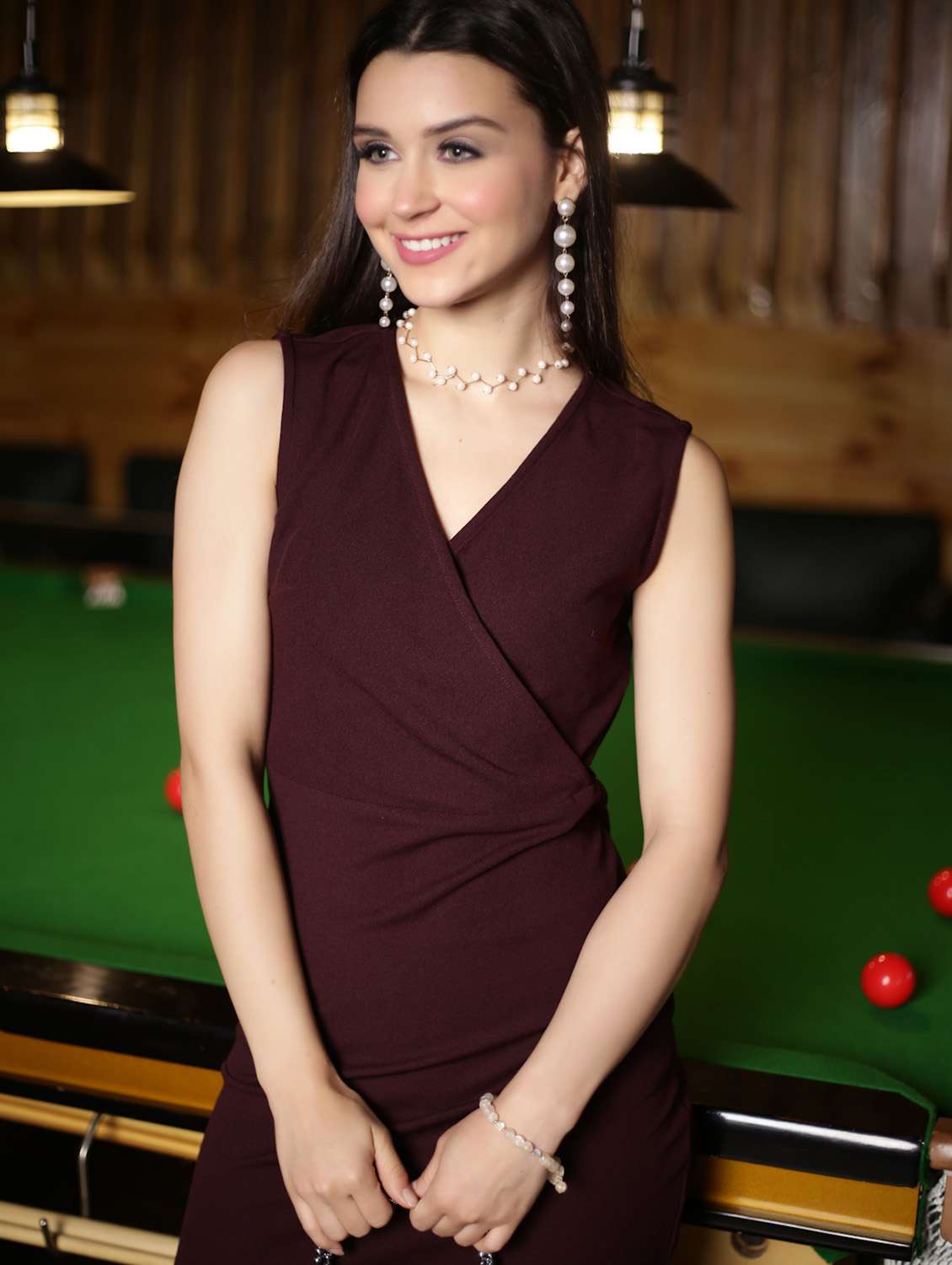 women's bodycon solid dress - 19108946 -  Standard Image - 1