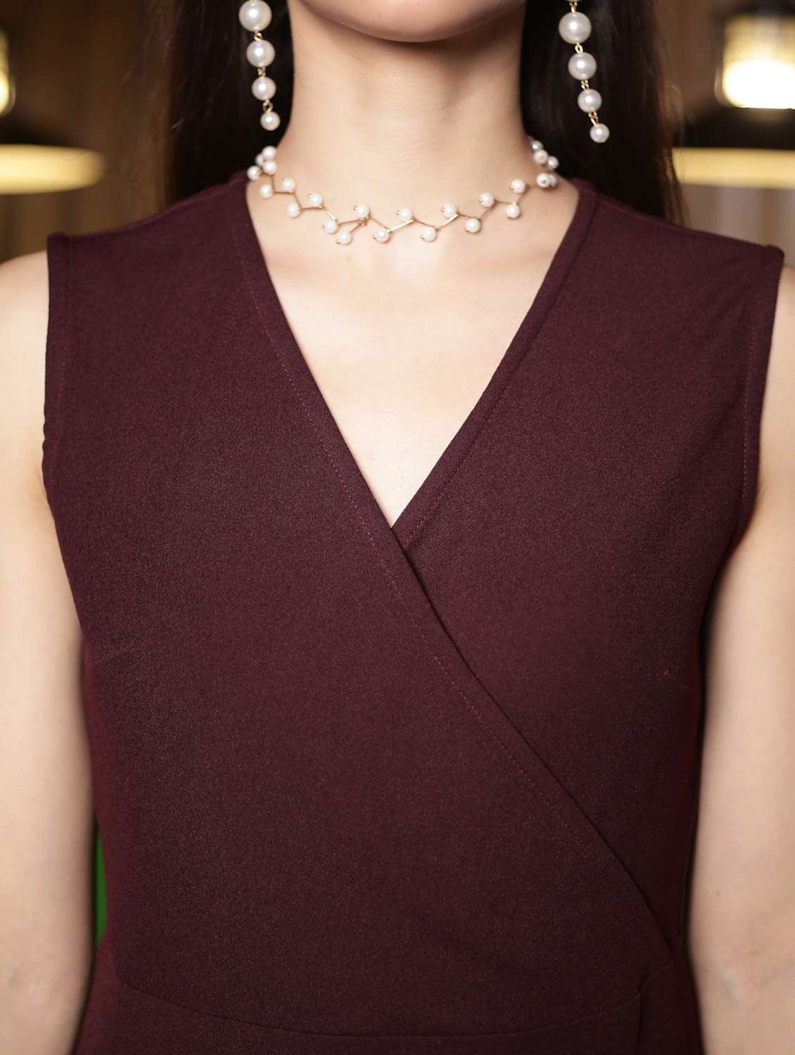 women's bodycon solid dress - 19108946 -  Standard Image - 4