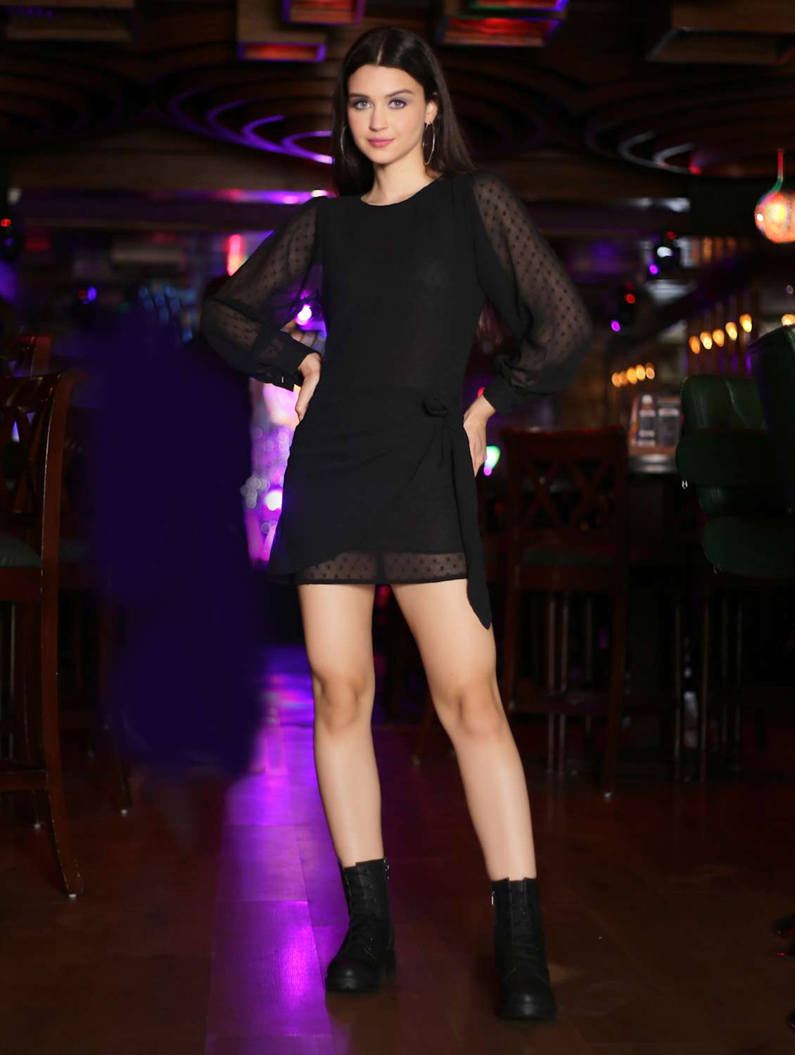 women's bodycon solid dress - 19108948 - Standard Image - 1
