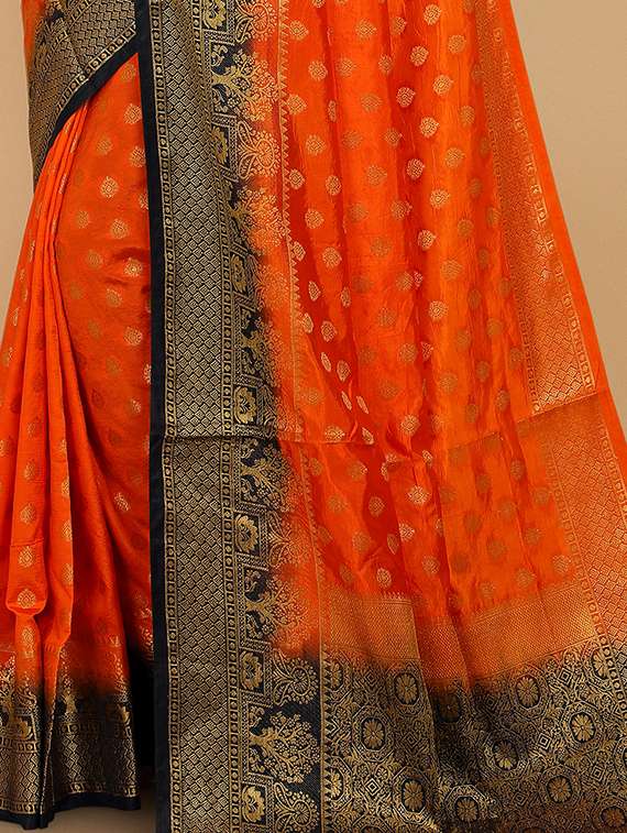women's banarasi saree - 19110035 - Standard Image - 4