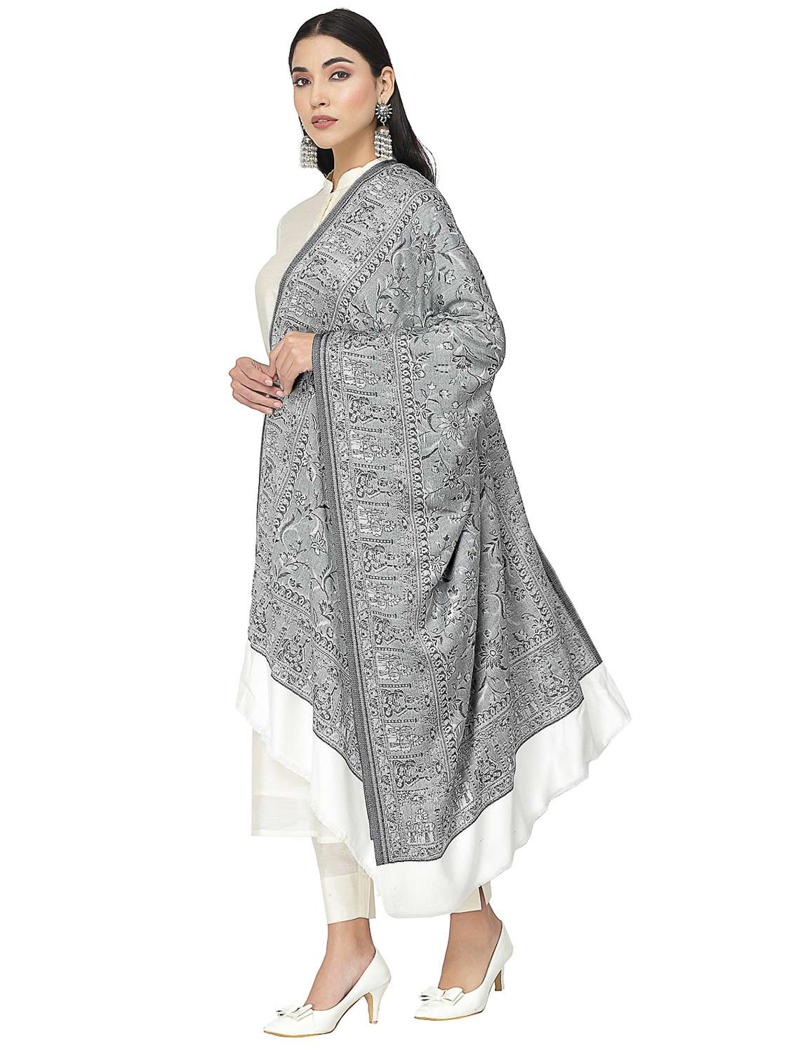 women's floral print stole - 19111277 - Standard Image - 1
