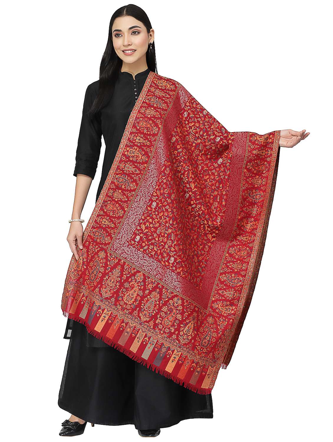 women's floral print stole