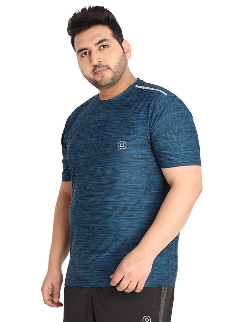 men melange short sleeve t-shirt - 19111827 -  Standard Image - 1