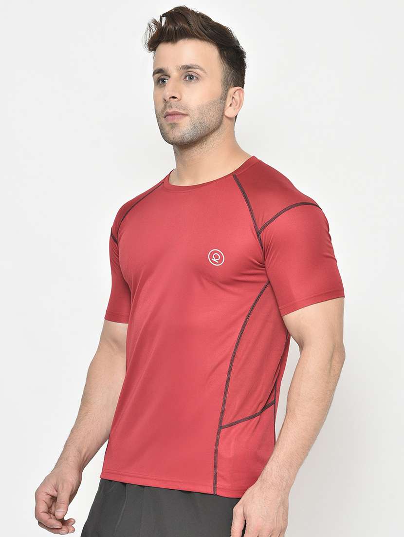 round neck solid t-shirt  - 19111955 -  Standard Image - 1