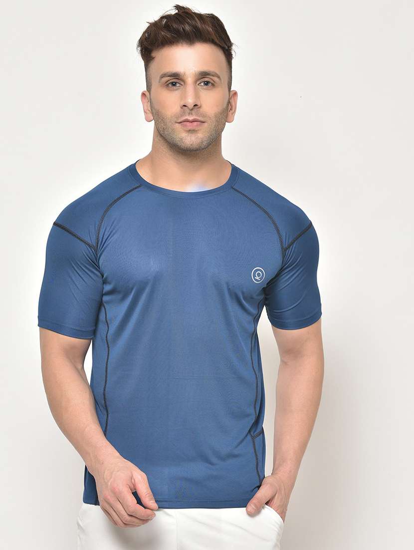 round neck solid t-shirt 