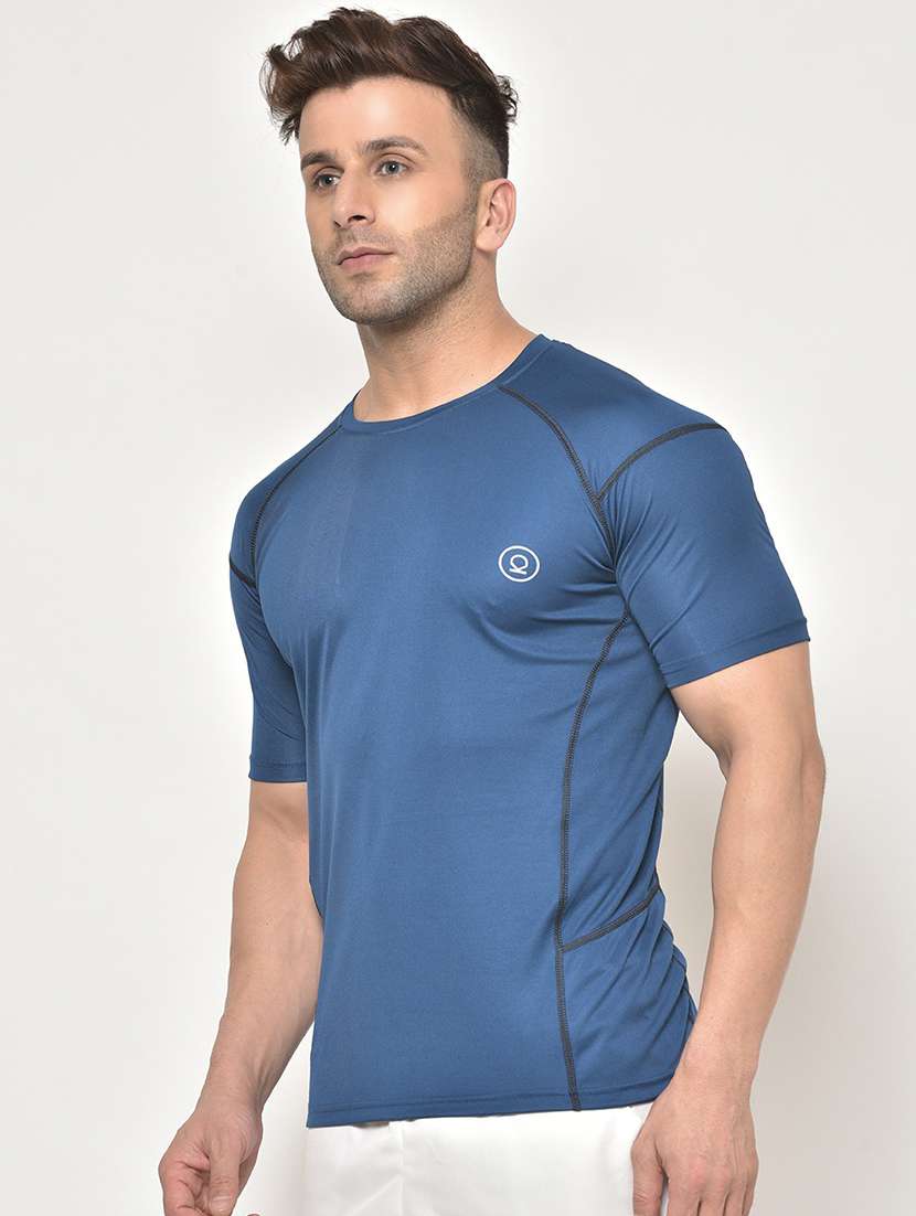 round neck solid t-shirt  - 19111956 -  Standard Image - 1