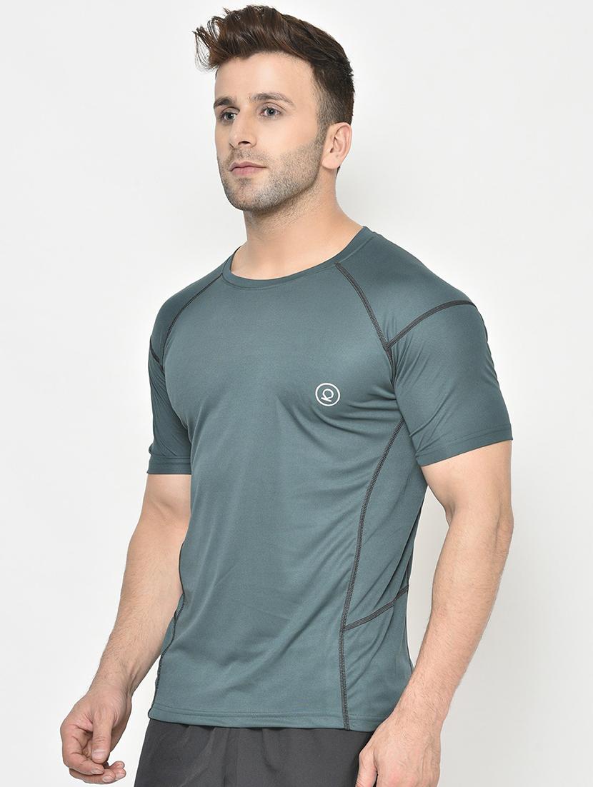 round neck solid t-shirt - 19111958 - Standard Image - 1