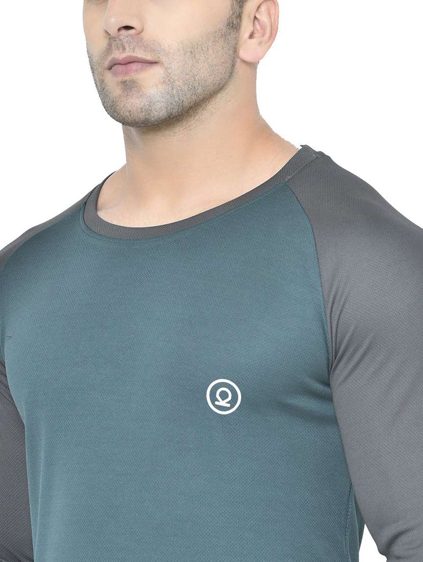 crew neck solid raglan t-shirt  - 19112047 -  Standard Image - 4