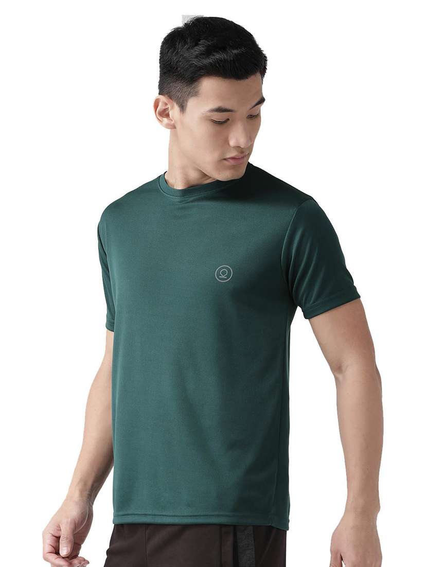 round neck solid t-shirt - 19112103 -  Standard Image - 1