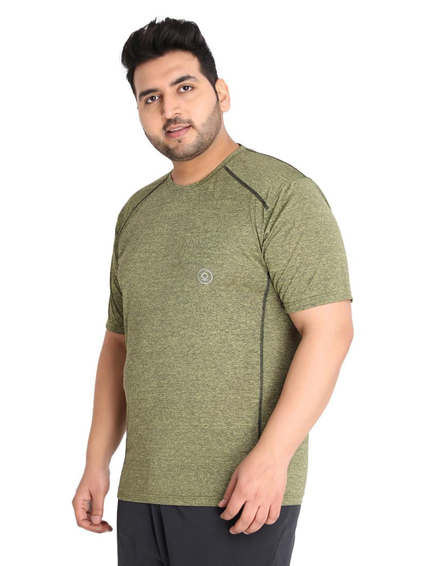 round neck solid t-shirt - 19112300 - Standard Image - 1