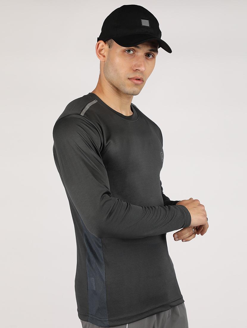 round neck solid t-shirt - 19112582 - Standard Image - 1