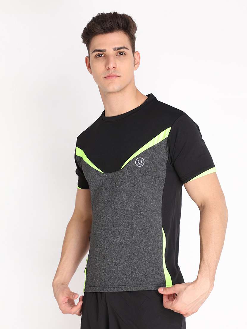 round neck solid t-shirt - 19112610 - Standard Image - 1