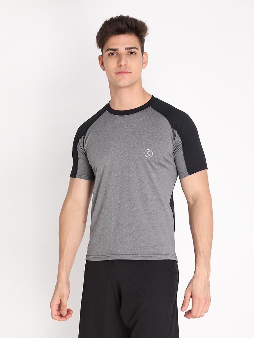 round neck color blocked t-shirt - 19112628 - Standard Image - 1