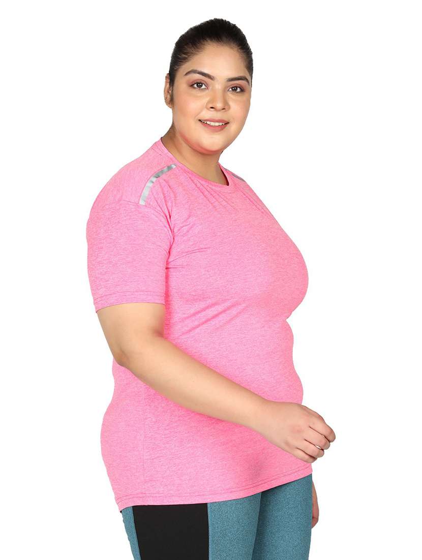 women's color block crew neck t-shirt - 19112997 -  Standard Image - 1