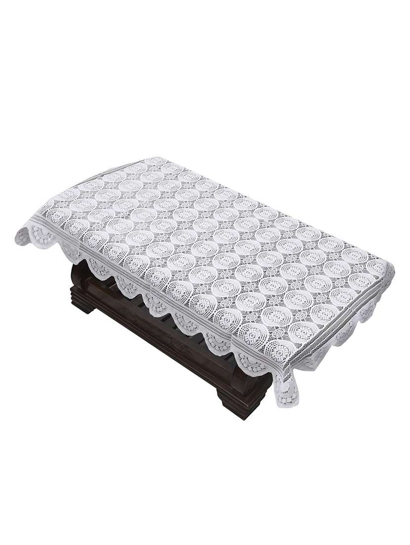 centre table cover white