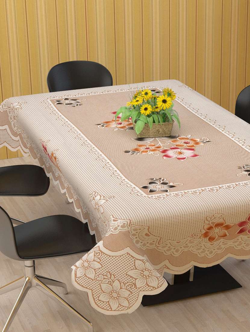 dining table cover with double die print