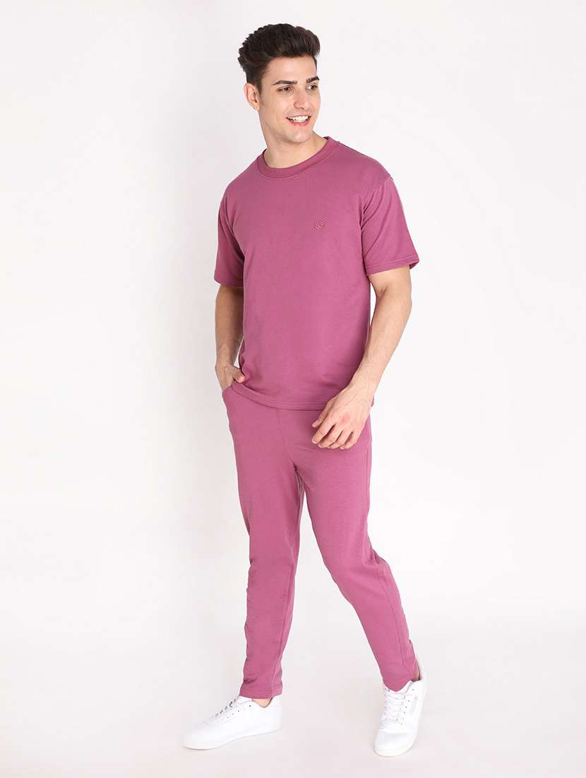 mid rise solid track pant  - 19115045 -  Standard Image - 4