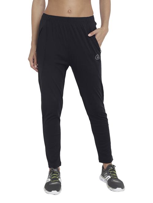 mid rise solid track pant - 19115213 - Standard Image - 0