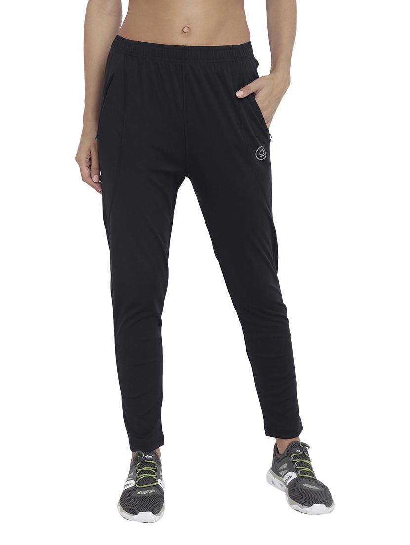 mid rise solid track pant - 19115213 - Zoom Image - 0