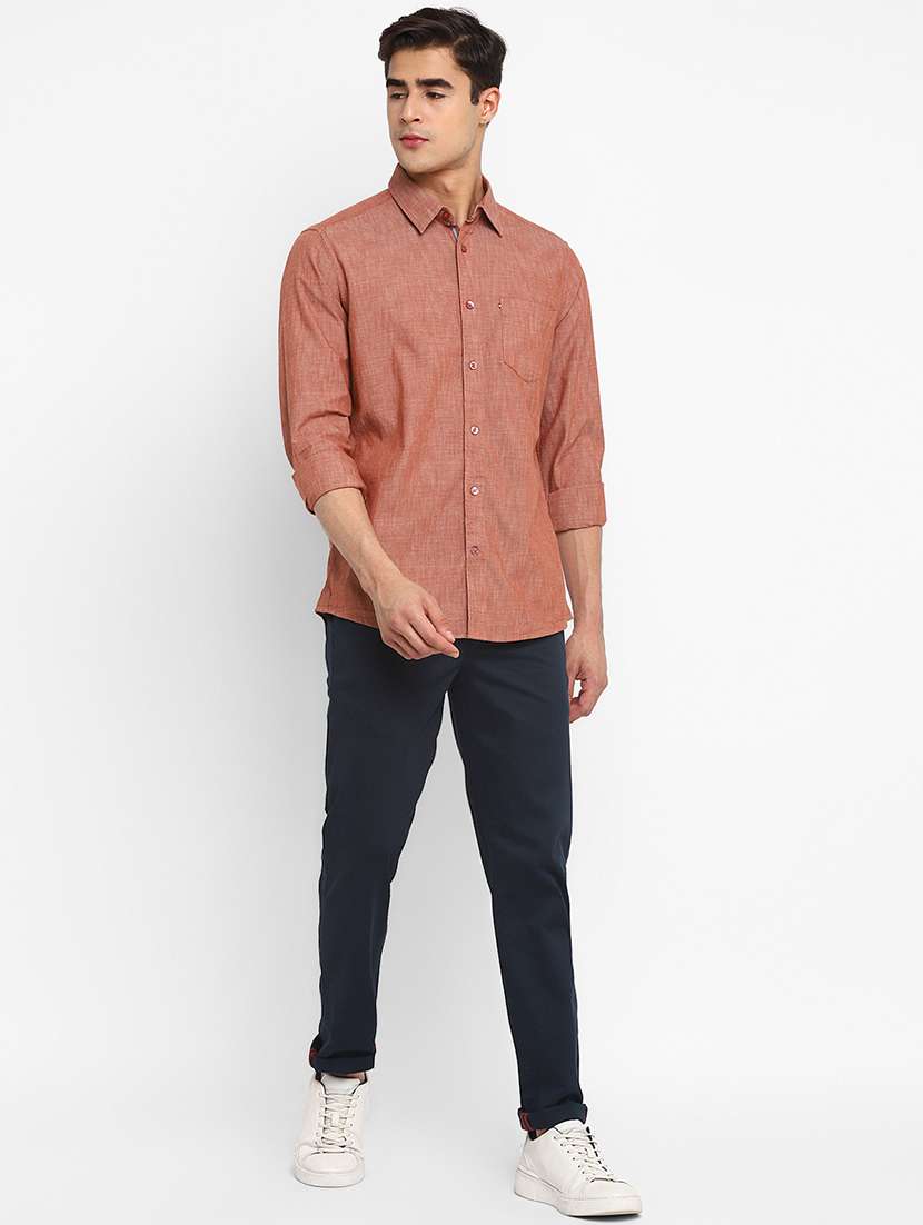 mid rise flat front casual trouser - 19117177 -  Standard Image - 4