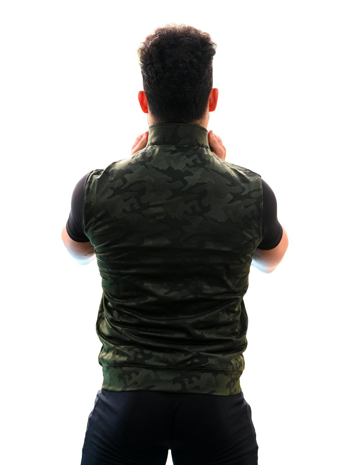 green camouflage casual jacket - 19117738 - Standard Image - 1