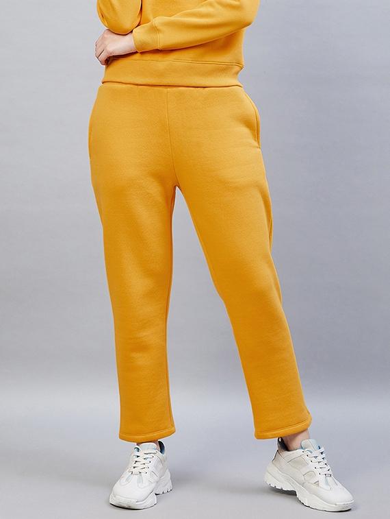 drawstring waist solid track pant - 19117996 -  Standard Image - 1