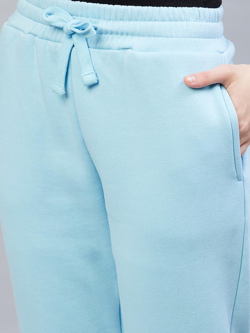 drawstring waist solid track pant - 19117997 - Standard Image - 4