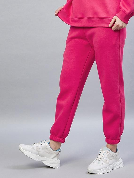 drawstring waist solid jogger - 19118010 -  Standard Image - 1