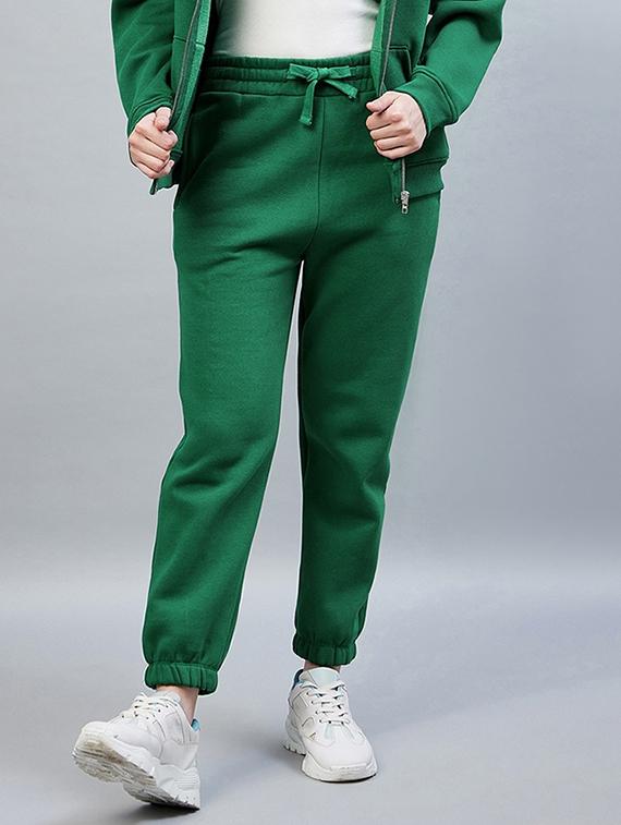 drawstring waist solid jogger - 19118011 -  Standard Image - 1