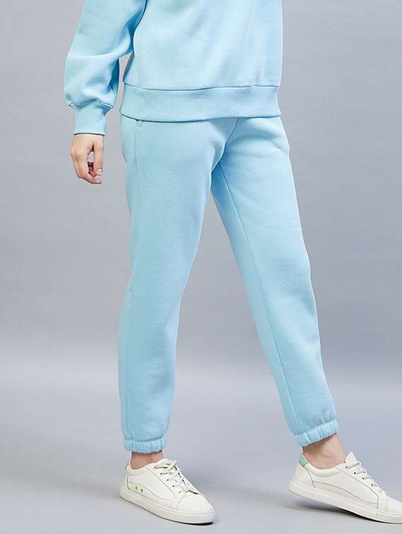 drawstring waist solid jogger - 19118013 -  Standard Image - 1