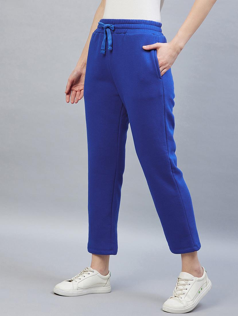 drawstring waist solid track pant - 19118019 -  Standard Image - 1