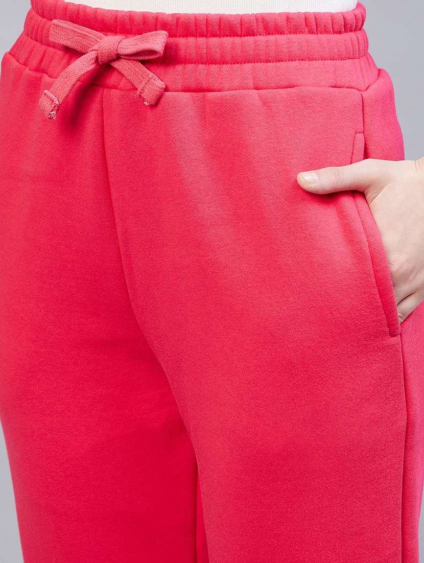 drawstring waist solid track pant - 19118020 -  Standard Image - 4