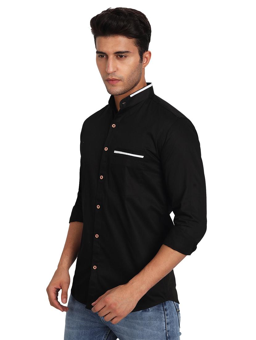 mens solid casual shirt - 19119456 - Standard Image - 6