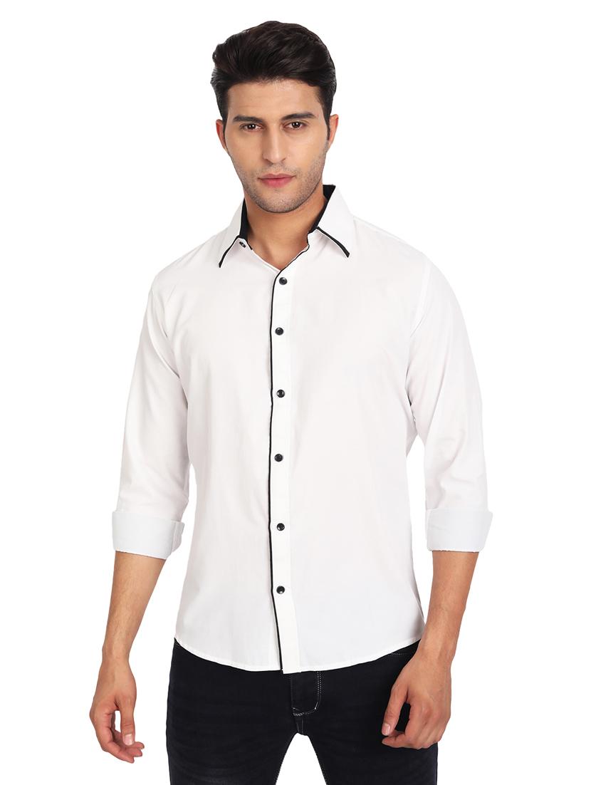 mens solid casual shirt - 19119468 - Standard Image - 4