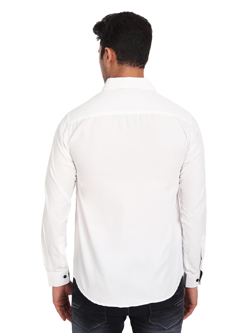mens solid casual shirt - 19119468 - Standard Image - 6