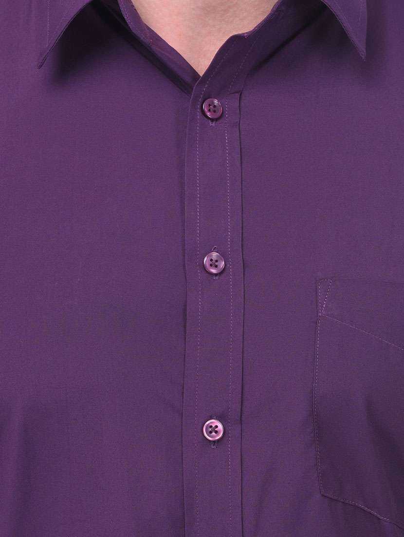 men solid formal shirt - 19119582 - Standard Image - 4