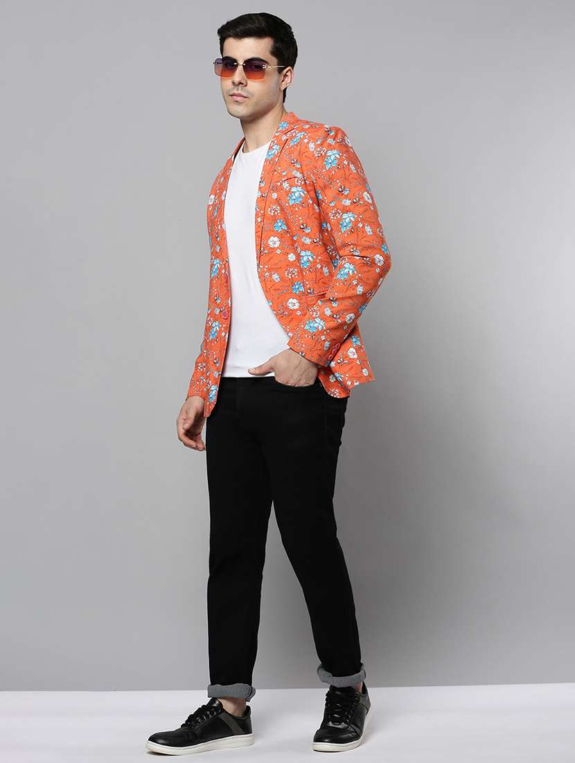 notched lapel single breasted blazer - 19120620 -  Standard Image - 4