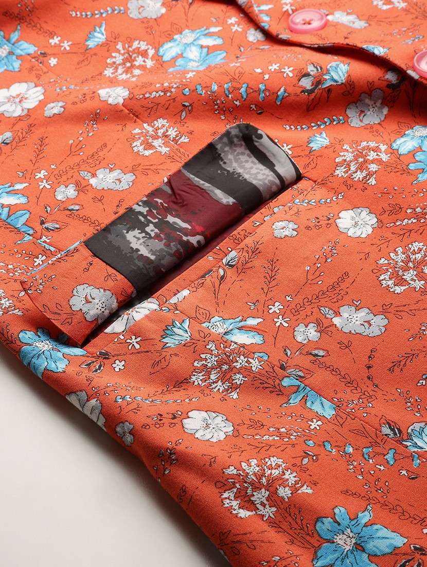 notched lapel single breasted blazer - 19120620 -  Standard Image - 6