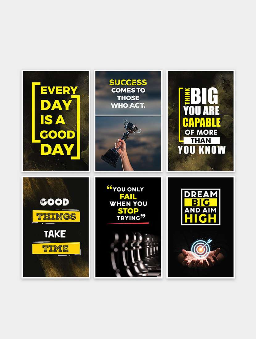 inspirational quote wall posters for home decor | office decoration (pf_7035n)