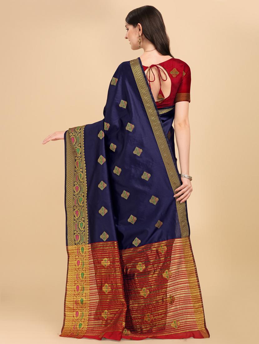 self design kanjivaram saree - 19121643 - Standard Image - 1