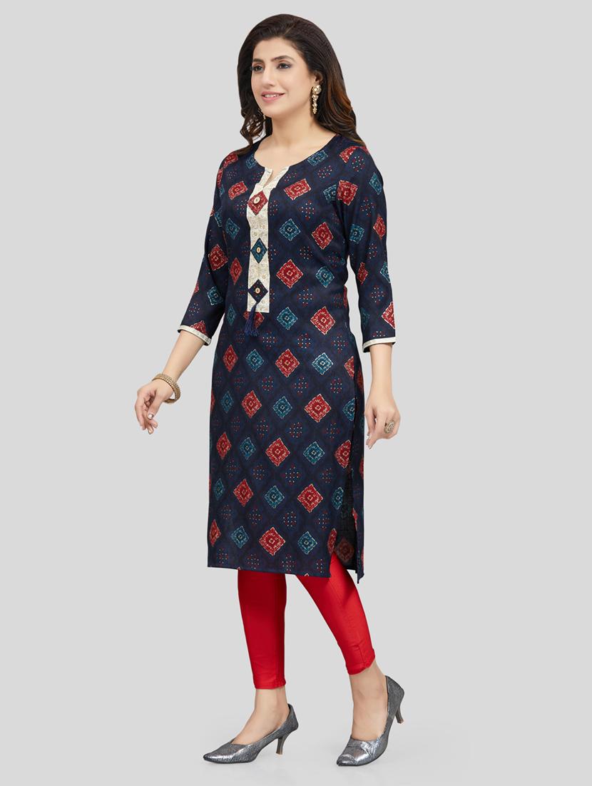 women's straight kurta - 19122753 -  Standard Image - 1