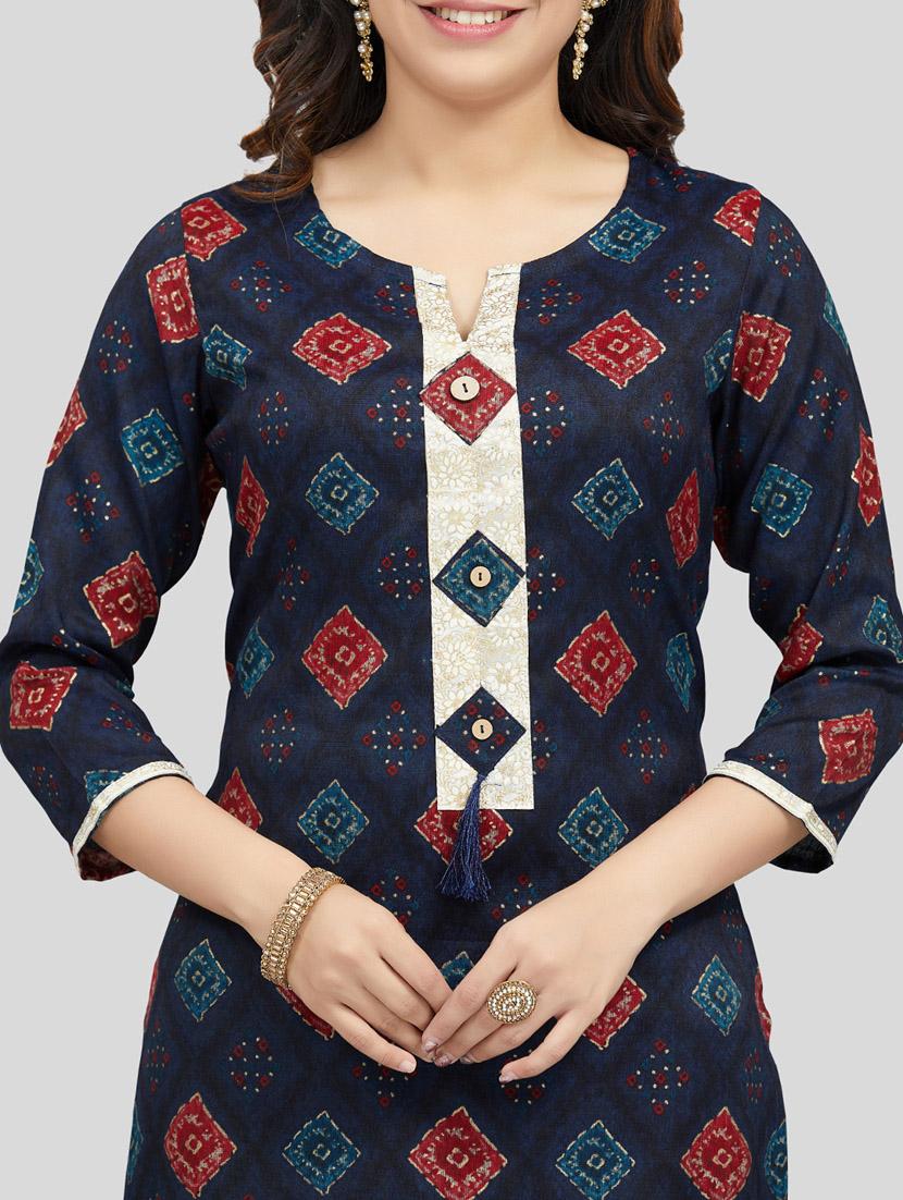 women's straight kurta - 19122753 - Standard Image - 4