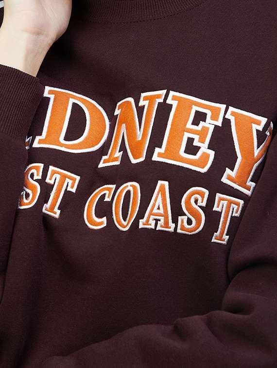 women's chest print sweatshirt - 19122829 -  Standard Image - 4