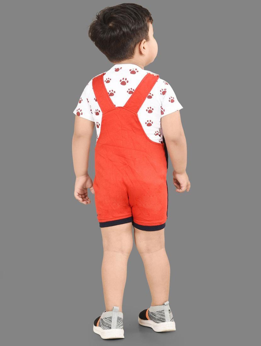 kids printed shorts dungarees set  - 19122951 -  Standard Image - 1