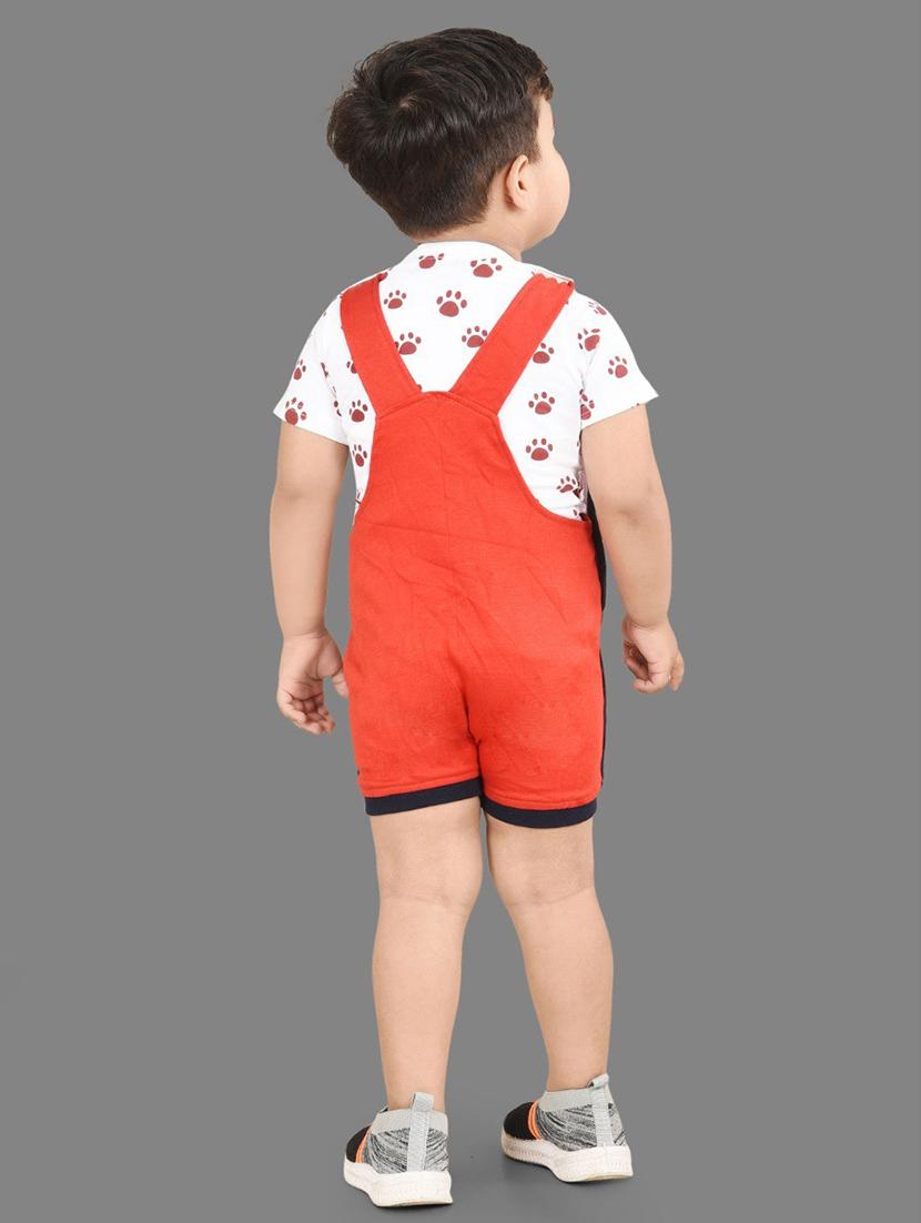 kids printed shorts dungarees set  - 19122954 -  Standard Image - 1